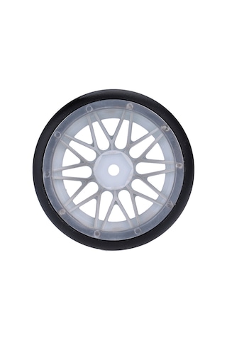 Suofeng 1/10 Ölçekli Rc Araçlar İçin 4 Adet Gümüş Renkli Dayanıklı Drift Lastiği