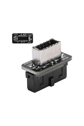 Yaleker Anakart Usb3.0/3.1 19p/20p'den Type-e'ye 90 Derece Dönüştürücü, Önden Tip-c Portu, 10gbps Hız, Kararlı Sinyal, Sürücü Gerektirmez