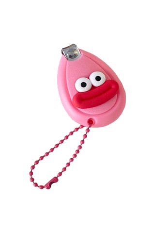 Vkemall Pembe Portatif Çocuk Tırnak Kırıcı, Ergonomik Tasarım, Paslanmaz Çelik Bıçak, Ev Ve Seyahat İçin Uygun, Güvenli Kullanım