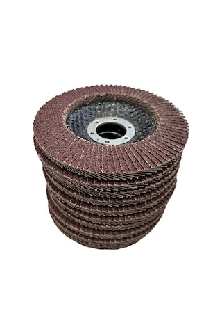 Flap Disk Metal Ahşap Zımpara 60 Kum 10'lu 115x22 Mm