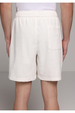 Colin's Colins Relaxed Fit Orta Bel Düz Erkek Beyaz Şort Cl1078482 Q1.v1 Wht