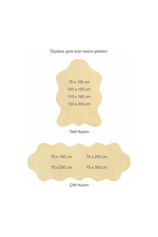 Tappeto Re x Tavşanı Post Peluş Vizon