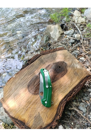 El Yapımı Outdoor Kamp Çakısı Yeşil