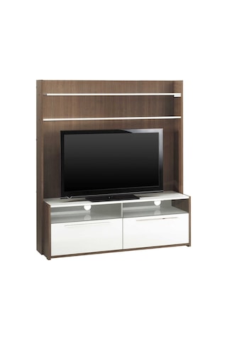 Flat Line Due Ekstra Tv Ünitesi - Noce-Lake Beyaz