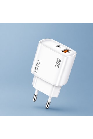 Hepu Hp-c29 20w Gan Hızlı Şarj Adaptörü Type-c Kablo Dahildir