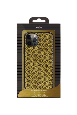 Kajsa Apple Uyumlu iPhone 12 Pro Kılıf Kajsa Glamorous Serisi Waterfall Pattern Kapak ZORE-216772