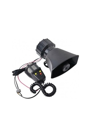 Carub 3 Sesli 12V-40W Mikrafanlu Siren