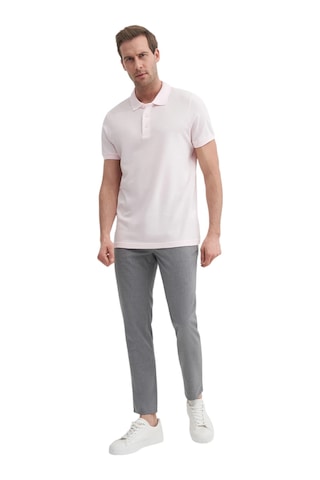 Cazador Erkek Polo Yaka Slim Fit Pike Düz Pamuklu Tişört Pudra