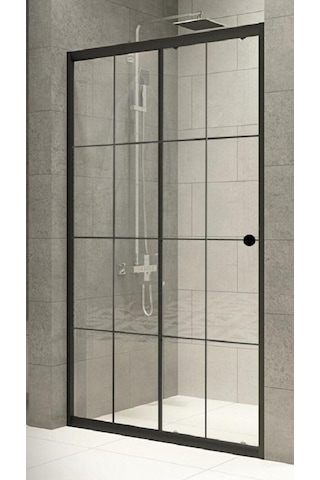 Durul Duşakabin Ön Cephe Siyah Çizgi Siyah