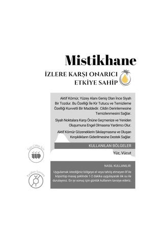 Mistikhane Aktif Karbon Sabunu 100 G