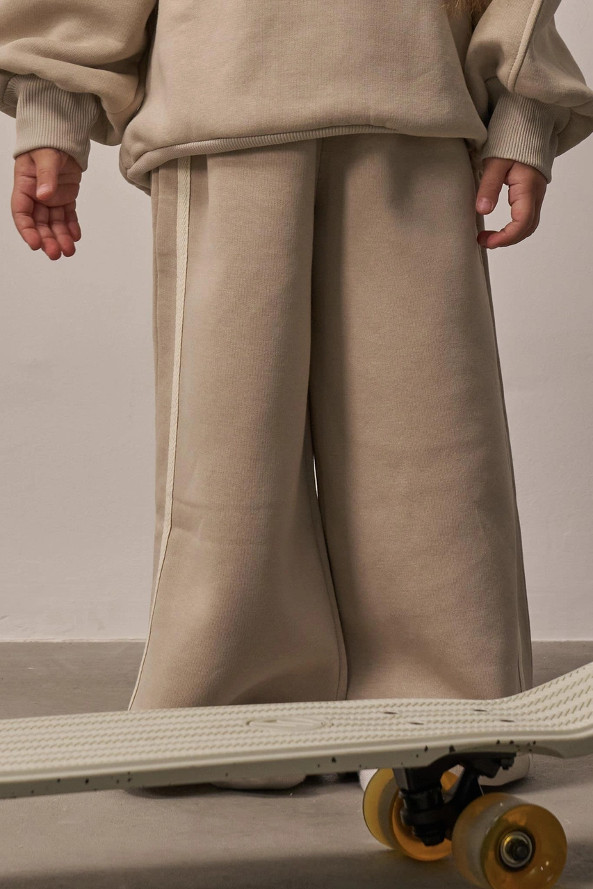 Taş Wide Leg Eşofman Altı Taş