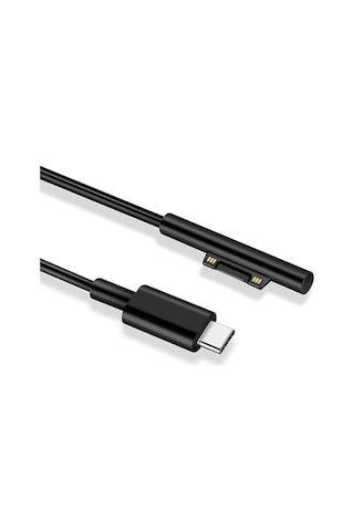 Microsoft Surface Pro 7 6 5 Usb-c Şarj Adaptörü Kablo - Siyah - 1.5m Um163647-1 Yurt Dışından