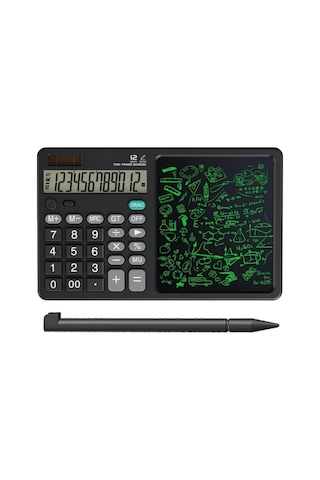 Dijital Hesap Makinesi, 7 İnç Lcd Not Defteri Ekranlı, Sessiz Tuşlu, Taşınabilir Yazı Pedi,öğrenci, Okul Ve Ofi Genel