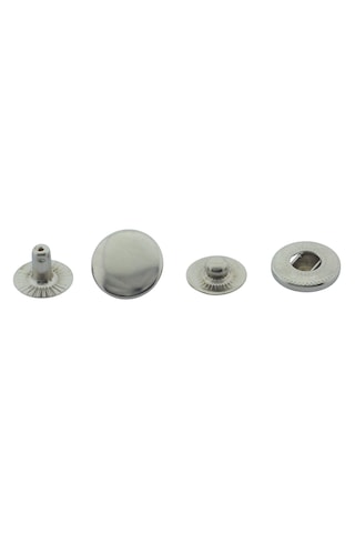 13mm 10 Adet Nikel Gümüş Renk Çıt Çıt Set