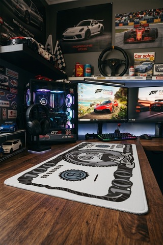 Rick And Morty 100 Dolar Tasarım 40x90 Cm Oyuncu Mousepad Kaymaz Taban Büyük Boy Mousepad