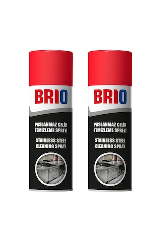 Brio Paslanmaz Çelik Temizleme Spreyi 2'li 400 Ml