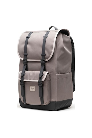 Herschel Supply Co. Little America 16"inç Laptop Uyumlu Sırt Çantası, Su İtici Kumaş, 30 L-13156 Taş Gri/füme
