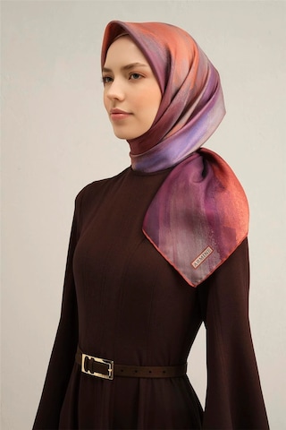 Armine 2025 İlkbahar - Yaz - Dj Saf İpek Eşarp Sura -9308d01 - 90 X 90 / Mor 03 Mor 03