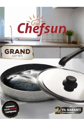 Granit Balık Tavası 34 Cm Çok Renkli