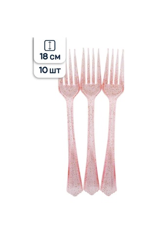Riota Tek Kullanımlık Plastik Çatal Seti 18 Cm 10 Adet 169670627 10