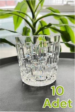 Kırılmaz Viski Bardağı 200 Ml Kokteyl Kadehi Polikarbon Özel Üretim 10 Adet Şeffaf