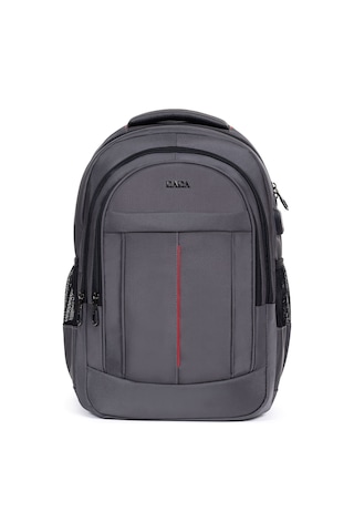 Dada Gri Okul Çantası Geniş İç Hacim Yandan Cepli Uzun Ömürlü ve Sağlam Ortaokul Lise Üniversite