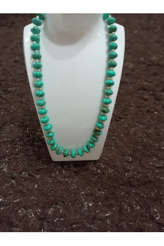 Turkuaz Rengi Şık Kolye Turkuaz