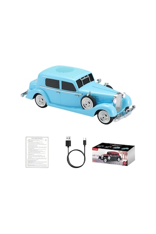 Retro Klasik Araba Bluetooth Hoparlör Kablosuz Hd Ses Fm Radyo Yg-239 5047