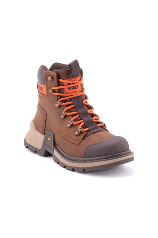 Caterpillar Erkek Bot 013m101113 Chocolate Deri