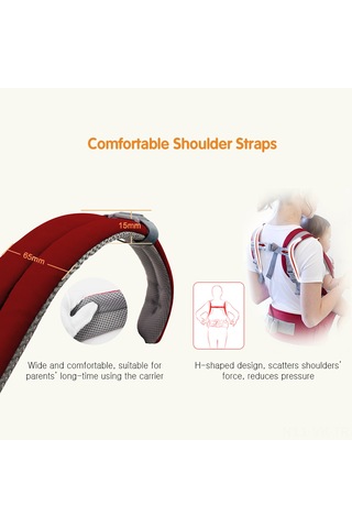 Vkemall Ergonomik Bebek Taşıyıcı Bel Koltuğu - 360 Tüm Yönlü, Havlu Dokulu, 0-36 Ay, Kol Ağrısı Azaltıcı, Hafif Kahverengi 6625