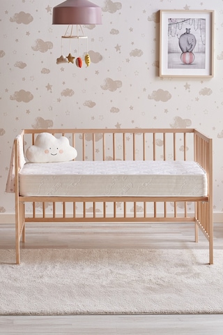 Yataş Mini Dreamy Baby Sıvı Geçirmez Alezli Dht Yaylı Bebek Yatağı, 70x120 CM