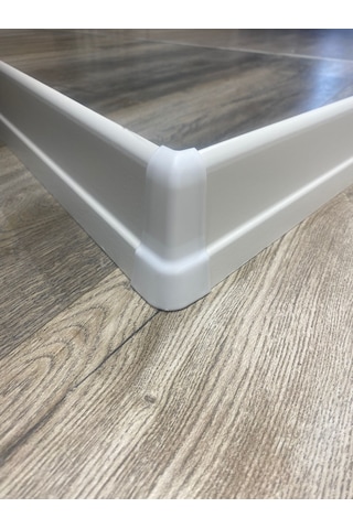 8 Cm Beyaz Süpürgelik İç Köşe Dış Köşe Aparat