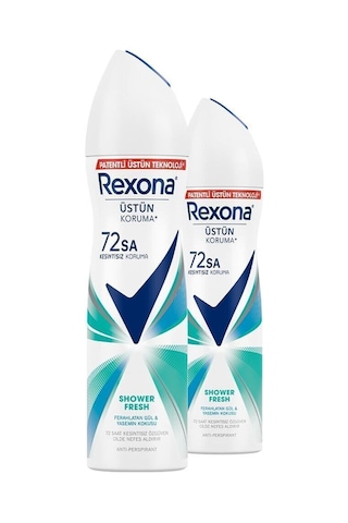 Kadın Sprey Deodorant Shower Fresh 72 Saat Kesintisiz Üstün Koruma 150 Ml X2
