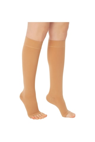 Variteks Diz Altı Varis Çorabı Açık Burun Orta Basınç 912