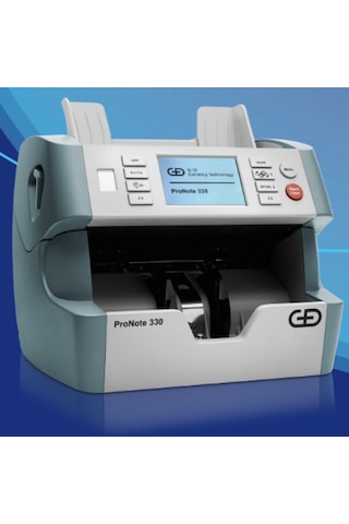 Giesecke+devrient Pronote 330 Tek Katlı, Çift Cıslı Banknot Sayma Makinesi 22 Ülke Parası, Alman Malı