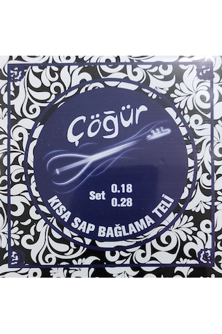 Çöğür Cgr18 Kısa Sap Saz Teli 0.18 Takım Bağlama Teli
