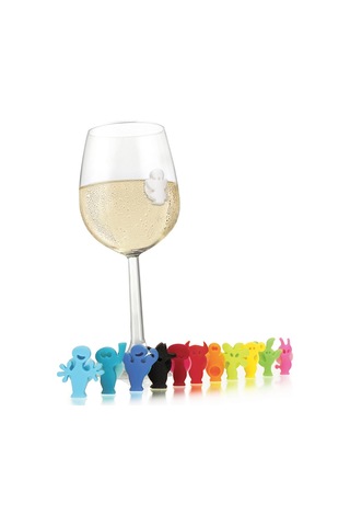 Vacu Vin Party People Bardak Markörü 12 Parça - Kutulu - Çok Renkli
