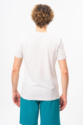 Benetton Bnt-m099-r-23y Erkek T-shirt BNT-M099-R-R0593 Gri Melanj