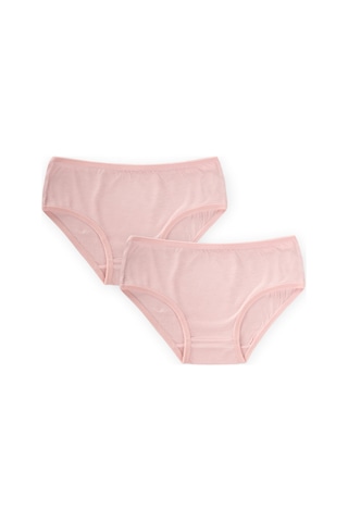 Cigit İkili Biyeli Slip Külot 2-9 Yaş Pudra Pembe Pudra