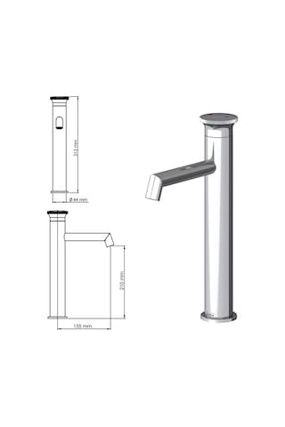 Teska E 5527Arte Leo L Lavabo Bataryası Altın