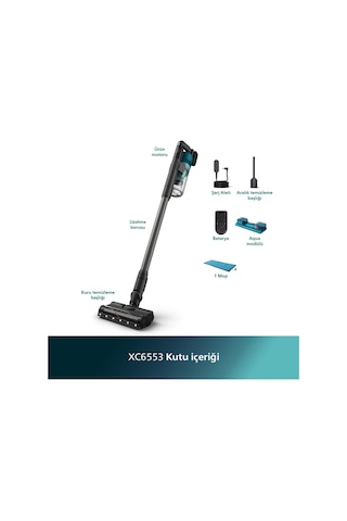 Philips XC6553/01 6000 Serisi Kablosuz Dikey Şarjlı Süpürge