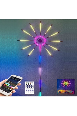 Rgb Firework Led Duvar Lambası