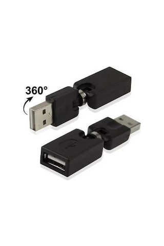 5264 Usb To Dişi Erkek 360 Derece Dönebilen Çevirici Dönüştürücü Adaptör