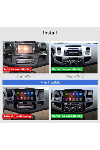 Toyota Hılux A/c 2008-2014 Multimedya Navigasyon Usb Kamera Carplayer