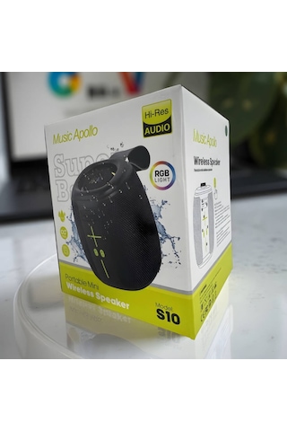 S10 S10 Mını Musıc Player Rgb Led Tws Ipx5 Suya Dayanıklı