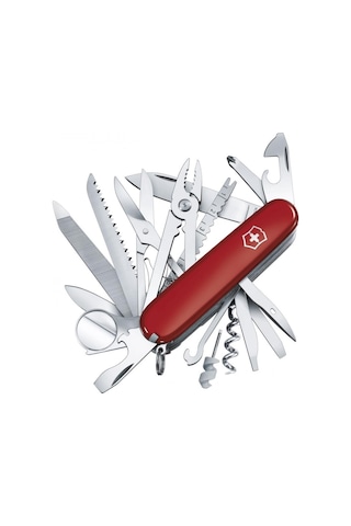 Vıctorınox Swıss Champ Deri Kılıflı Blisterli Şeffaf