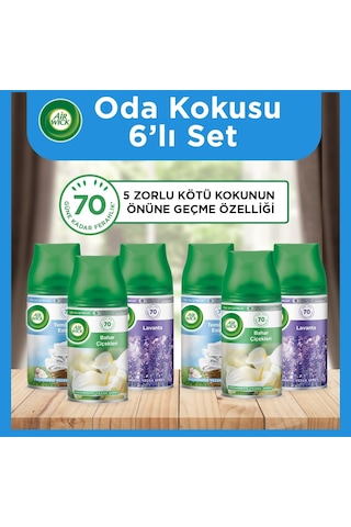 Air Wick Oda Kokusu Freshmatik Makine Yedek Spreyi 6 x 250 ML