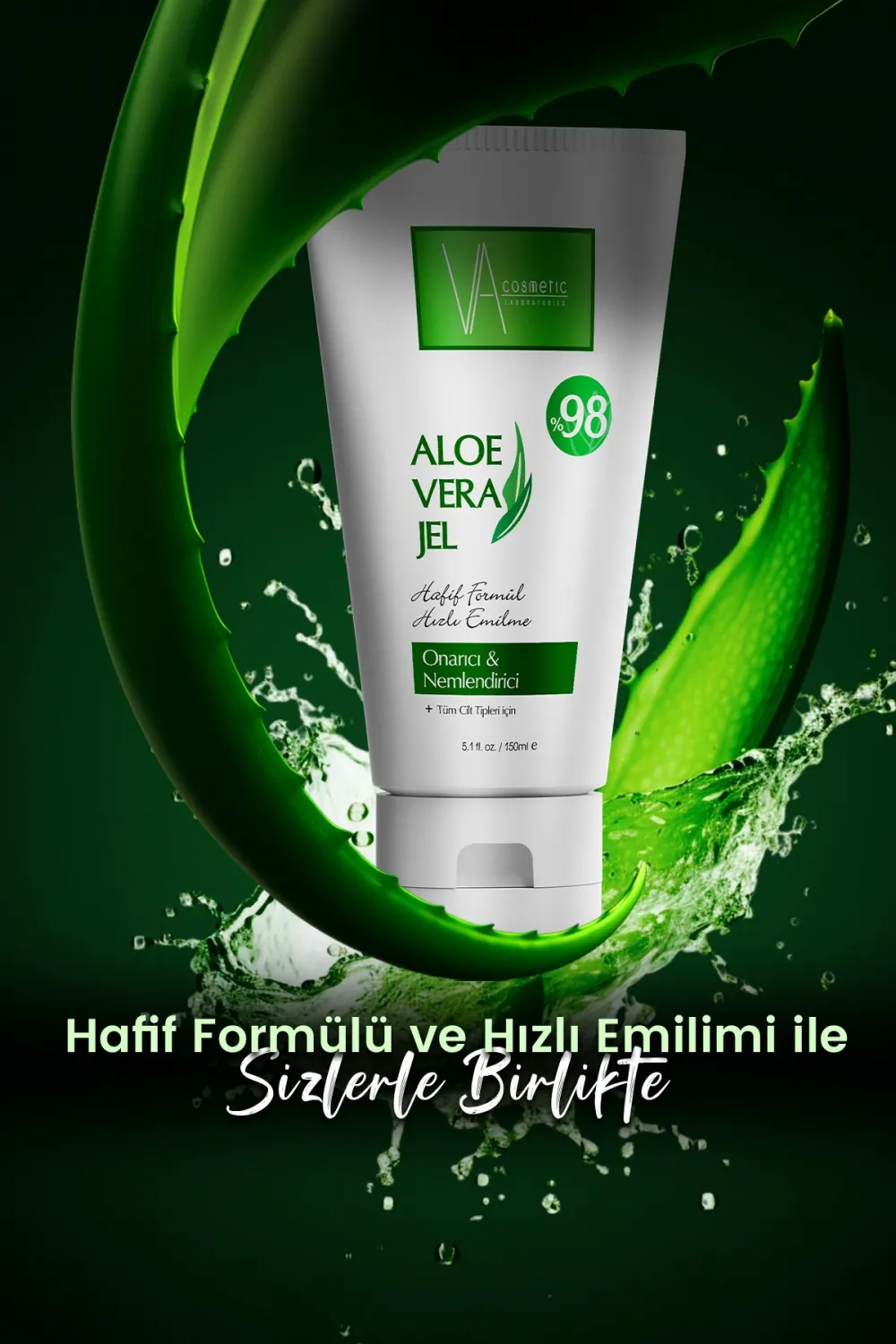 Va Cosmetic Aloe Vera Jel 150 Ml