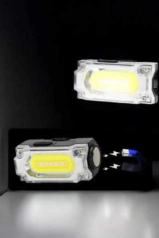 Hnrlıshp Kafa Lambası Led Fener Pratik Taşınabilir Ayarlanabilir Usb Şarjlı Beyaz 76516073