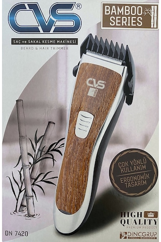 Cvs DN 7420 Bamboo Şarjlı Saç Sakal Kesme Makinesi